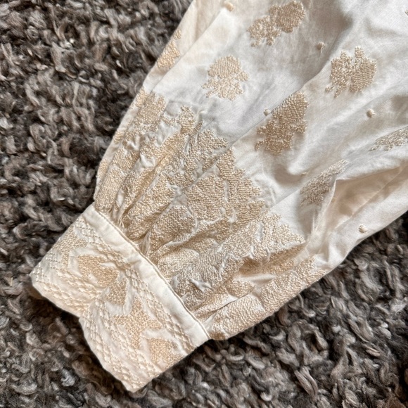 Wilfred La Boheme Embroidered Puff Sleeve Bustier Top - Picture 5 of 5